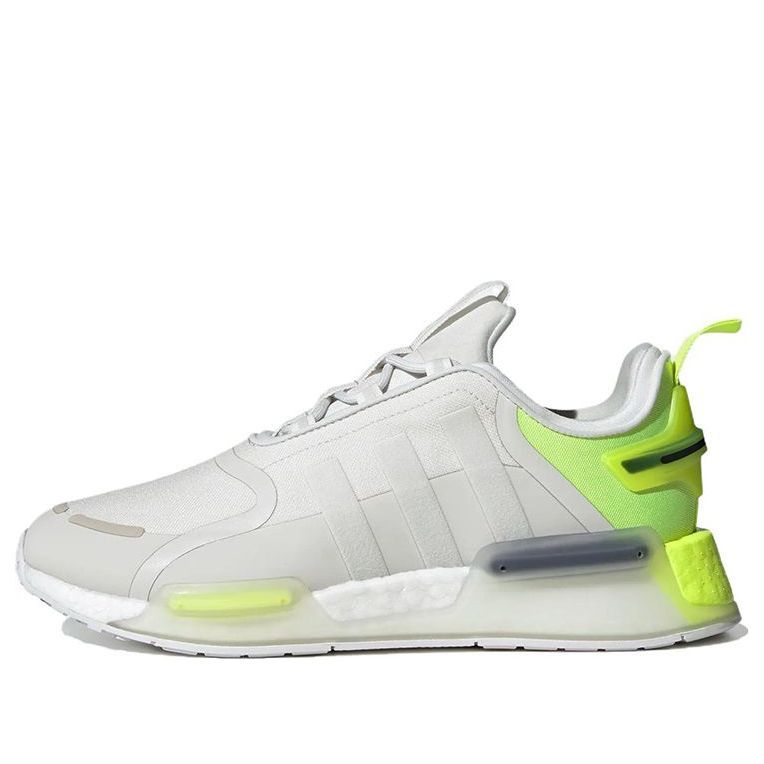 Adidas NMD_R1 V3 Shoes 'White Solar Yellow' GY7356 sold by KicksCrew