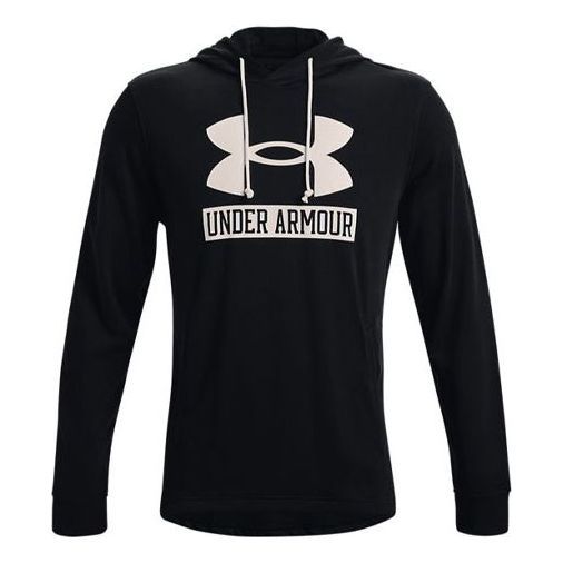 Under Armour Rival Terry Logo Hoodie 'Black' 1370390-001 sold by KicksCrew