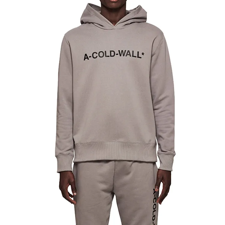 A-COLD-WALL* Logo Popover Hoodie 'Grey' ACWMW057-SLGR sold by KicksCrew product image thumbnail 3