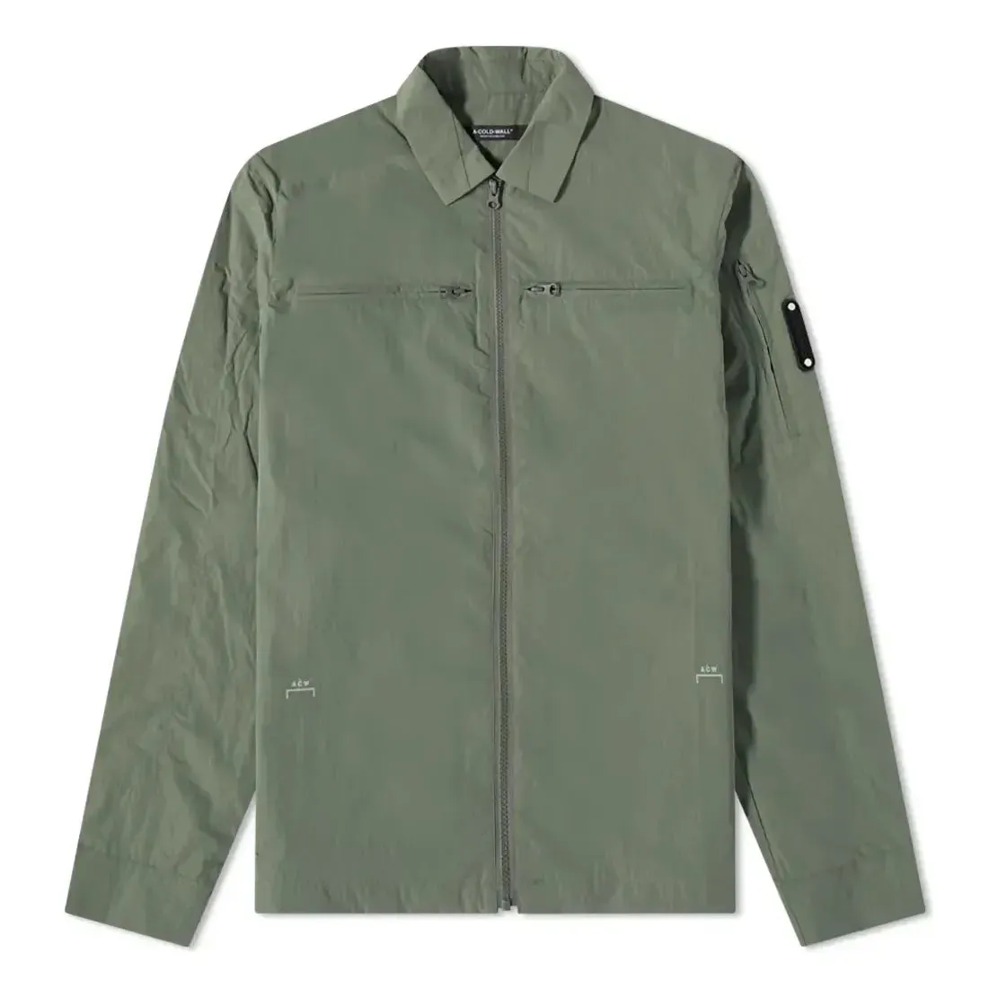 A-COLD-WALL* Gaussian Overshirt 'Military Green' ACWMSH068-MLGR sold by KicksCrew