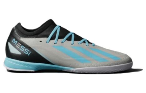 adidas X Crazyfast Messi.3 Indoor Soccer Shoes 'Silver Blue' IE4076 sold by KicksCrew