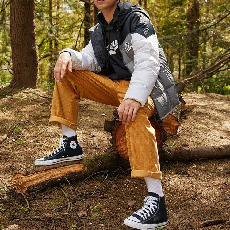 Converse Classic Casual Warm Hooded Down Jacket 'Grey' 10023695-A02 sold by KicksCrew product image thumbnail 3