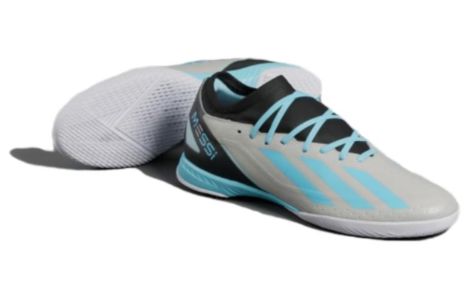 adidas X Crazyfast Messi.3 Indoor Soccer Shoes 'Silver Blue' IE4076 sold by KicksCrew