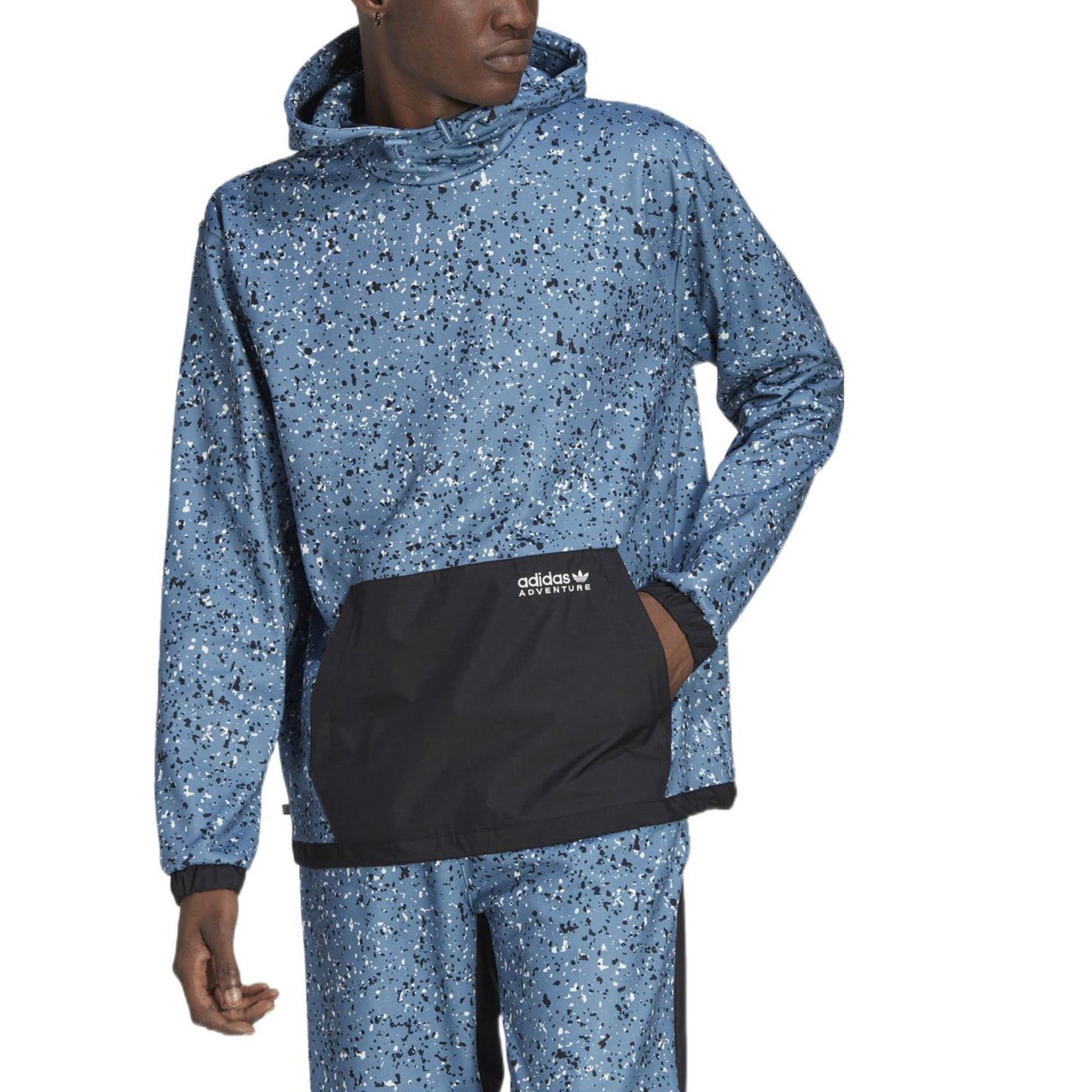 adidas originals Adventure Winter Allover Print Hoodie 'Altered Blue Multicolor' HK5015 sold by KicksCrew product image thumbnail 2