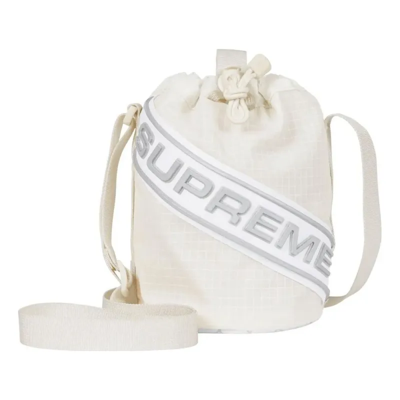 Supreme FW23 Small Cinch Pouch 'White' SUP-FW23-0821 sold by KicksCrew