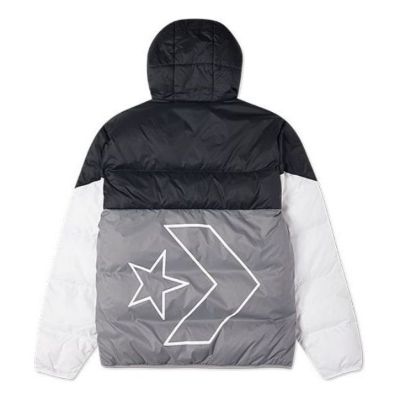 Converse Classic Casual Warm Hooded Down Jacket 'Grey' 10023695-A02 sold by KicksCrew