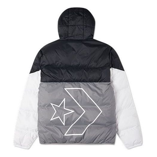 Converse Classic Casual Warm Hooded Down Jacket 'Grey' 10023695-A02 sold by KicksCrew