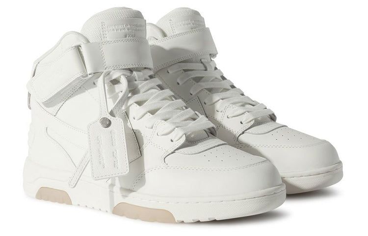 Off-White Out Of Office Leather High‑Top Sneaker 'White' OMIA259C99LEA0010101 sold by KicksCrew product image thumbnail 2