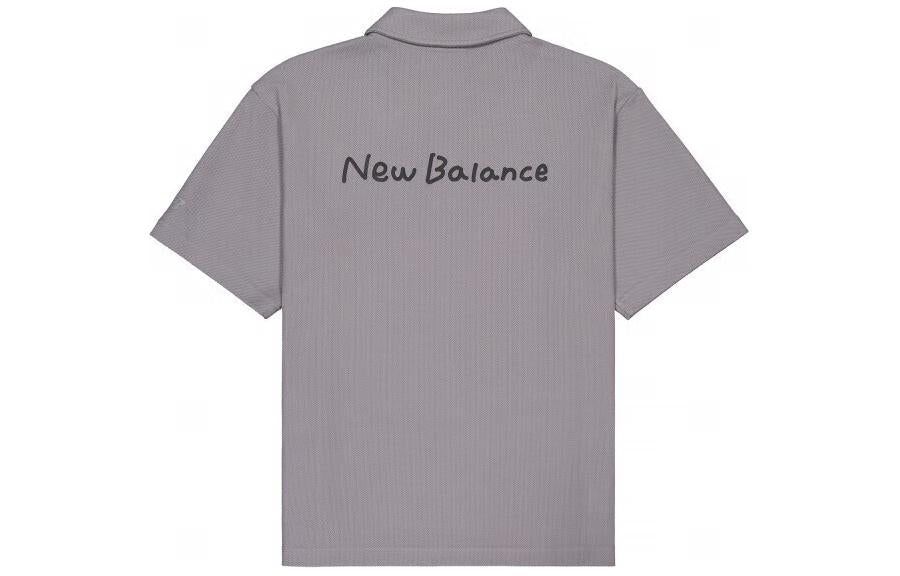 New Balance Skateboard Graphic Polo Shirt 'Grey' NFE27011-GR sold by KicksCrew product image thumbnail 2
