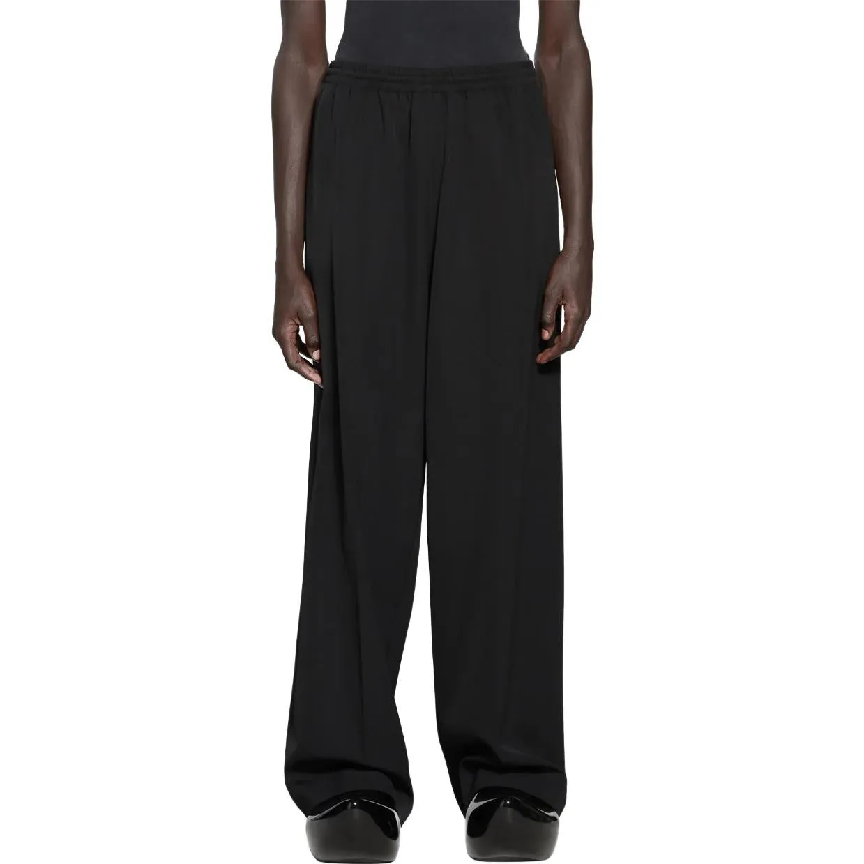 Balenciaga Elastic Waist Straight Leg Pants 'Black' 743903TNT391000 sold by KicksCrew product image thumbnail 3
