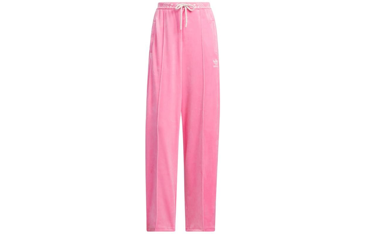 (WMNS) Adidas Originals Velour SST Track Suit Pants 'Pink' IX4230 sold by KicksCrew product image thumbnail 2