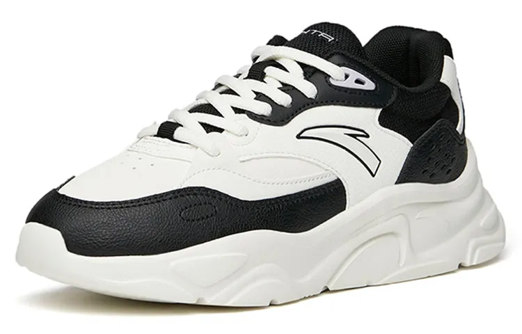 (WMNS) ANTA Life Collection Leather 'White Black' 122148860-7 sold by KicksCrew product image thumbnail 2