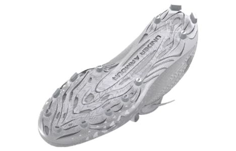 Under Armour Spotlight Clone 3.0 MC 'White Metallic Silver' 3026334-100 sold by KicksCrew