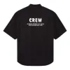 Balenciaga Crew Short Sleeve Shirt 'Black' 622251TIM391000 sold by KicksCrew