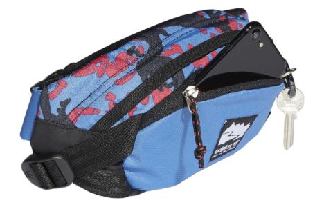 adidas Adventure Waist Bag Small 'Blue Black' H22727 sold by KicksCrew