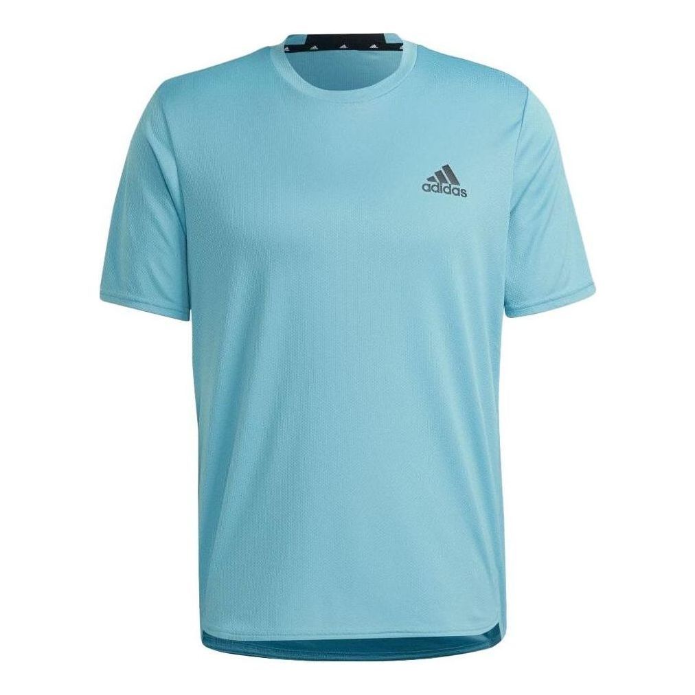 adidas AEROREADY Designed for Movement Training Tee 'Blue' IC7270 sold by KicksCrew