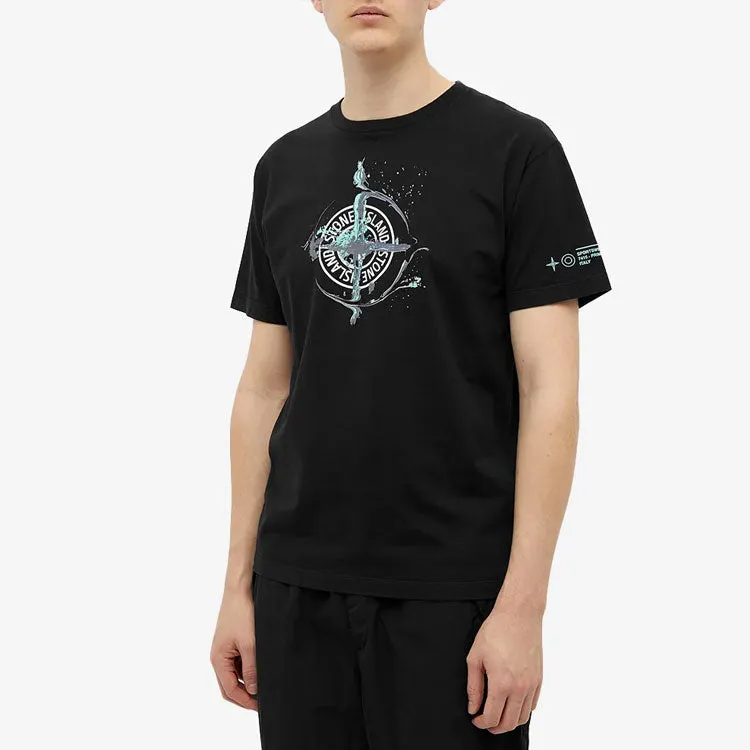 STONE ISLAND Marble One T-shirt 'Black' 74152NS83-V0029 sold by KicksCrew product image thumbnail 2