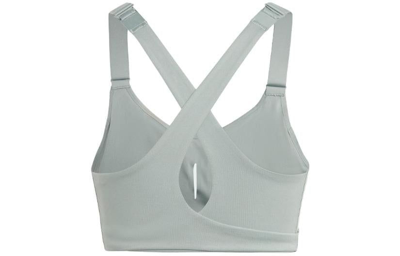 (WMNS) Adidas FastImpact Luxe Run High-Support Bra 'Green' HR9662 sold by KicksCrew product image thumbnail 2