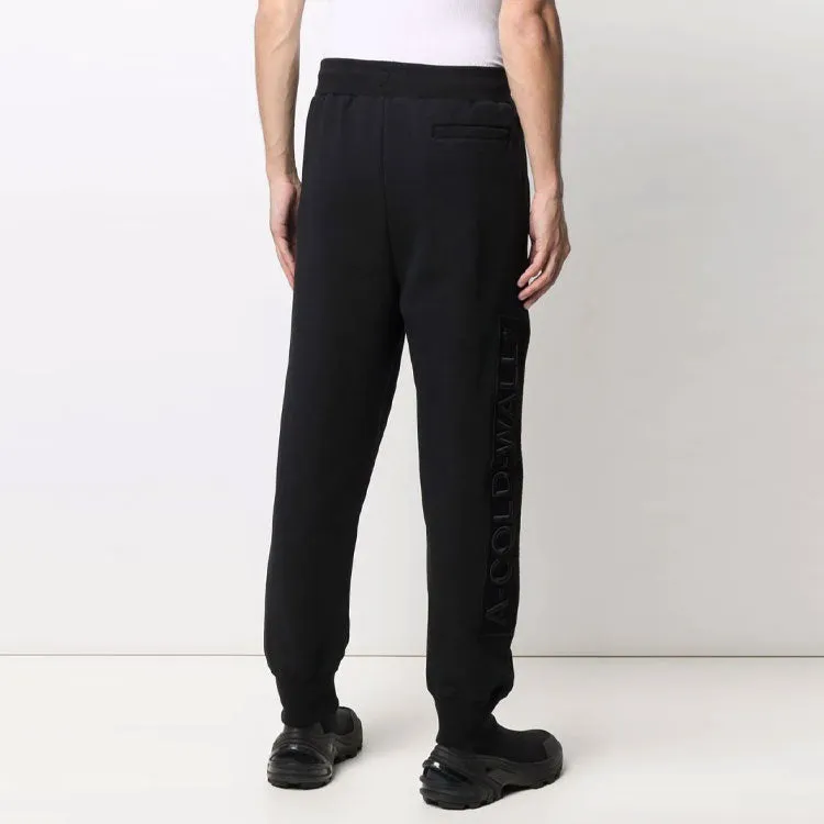 A-COLD-WALL* Logo Embroidery Pants 'Black' ACWMB057-BLACK sold by KicksCrew product image thumbnail 4
