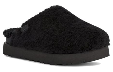 (WMNS) UGG Fuzz Sugar Slide 'Black' 1135132-BLK sold by KicksCrew