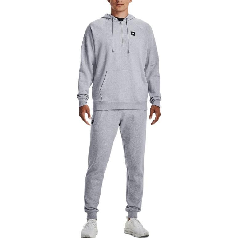 Under Armour Rival Fleece Zip Hoodie 'Light Grey' 1373371-011 sold by KicksCrew product image thumbnail 3