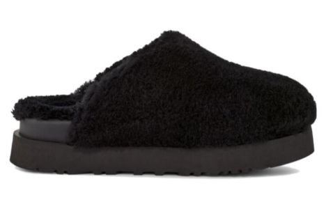 (WMNS) UGG Fuzz Sugar Slide 'Black' 1135132-BLK sold by KicksCrew