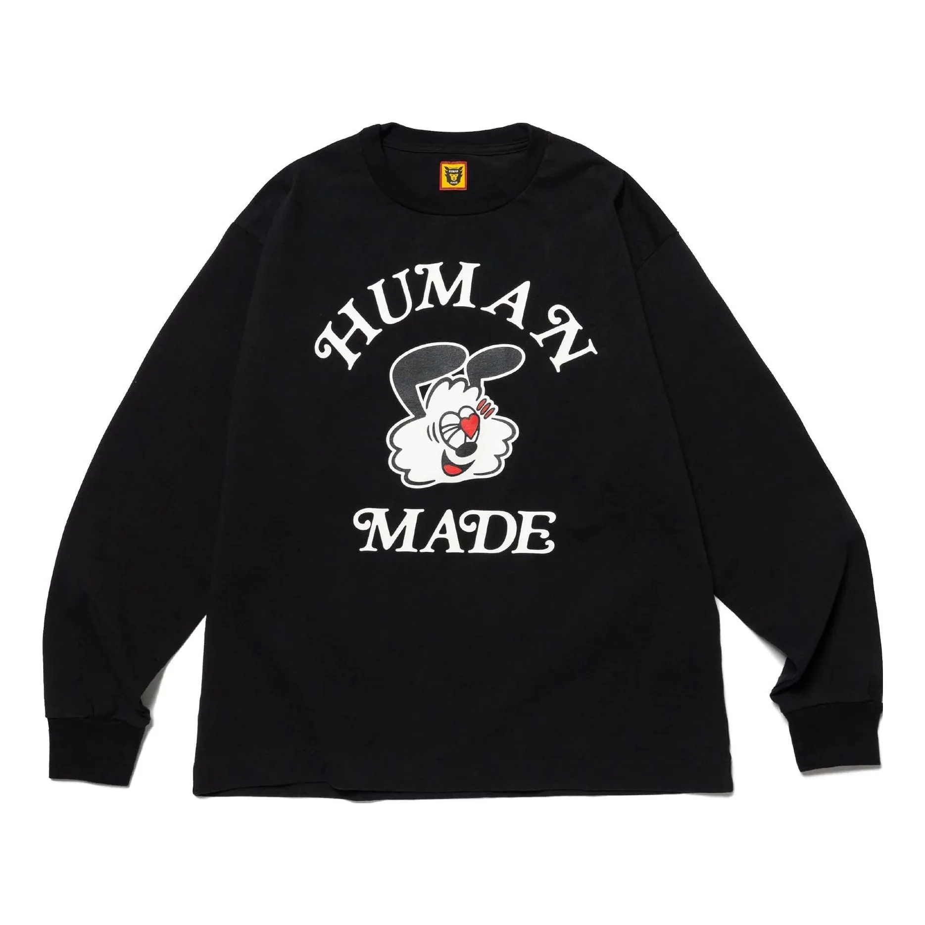 HUMAN MADE x Girls Don't Cry GDC White Day Long Sleeve T-shirt 'Black' XX25CS003 sold by KicksCrew
