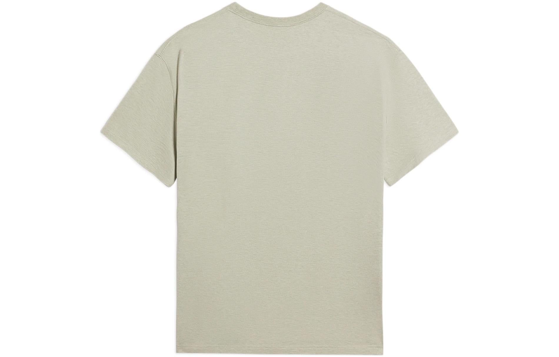 Li-Ning Embroidery Logo T-shirt 'Pale Moss Green' AHSS132-1 sold by KicksCrew product image thumbnail 2