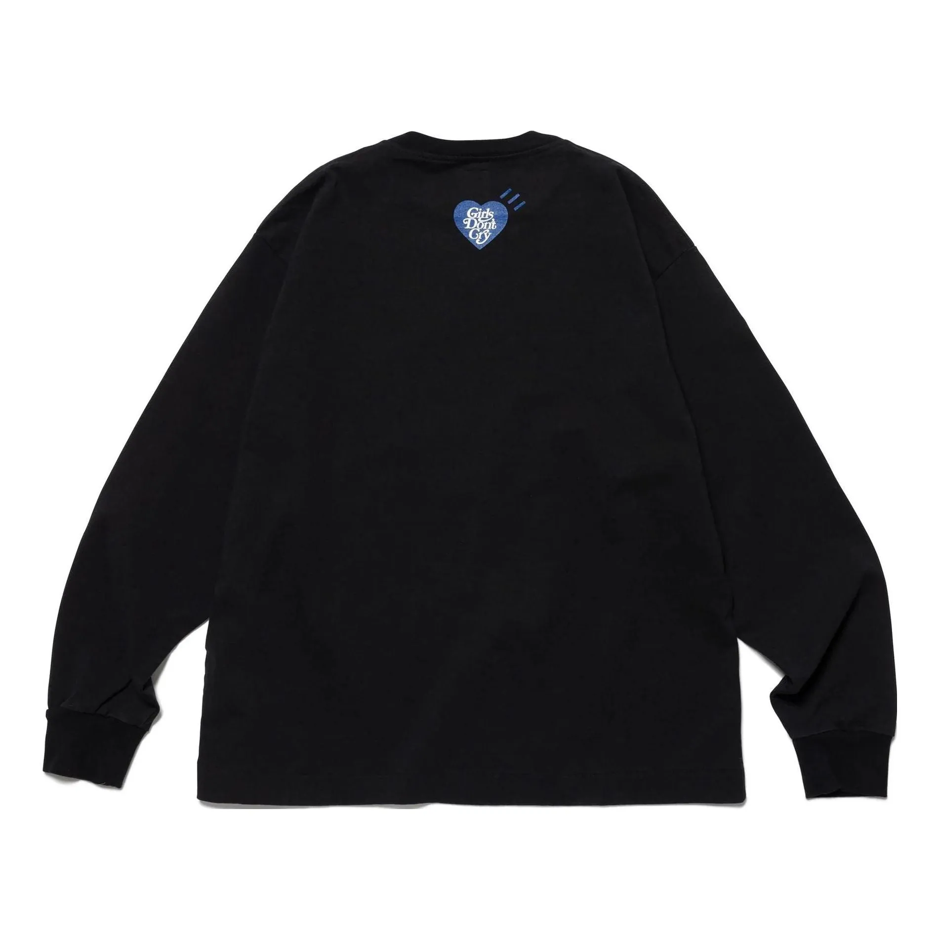 HUMAN MADE x Girls Don't Cry GDC White Day Long Sleeve T-shirt 'Black' XX25CS003 sold by KicksCrew product image thumbnail 2