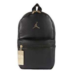 Air Jordan Logo Backpack 'Black Gold' DH0410-010 sold by KicksCrew