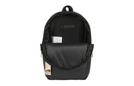 Air Jordan Logo Backpack 'Black Gold' DH0410-010 sold by KicksCrew