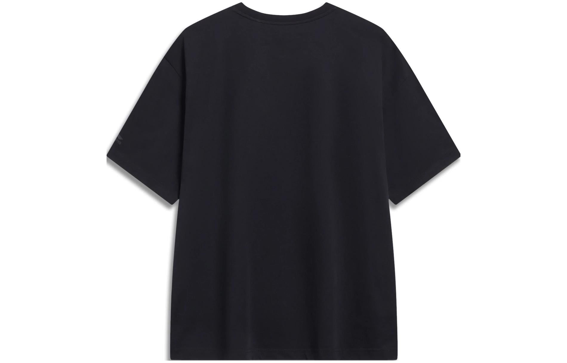 Li-Ning Essential Logo T-shirt 'Black Multi' AHST727-1 sold by KicksCrew product image thumbnail 2