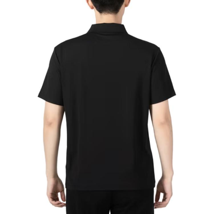 Skechers Classic Logo Polo Shirt 'Black White' P122M053-0018 sold by KicksCrew product image thumbnail 5