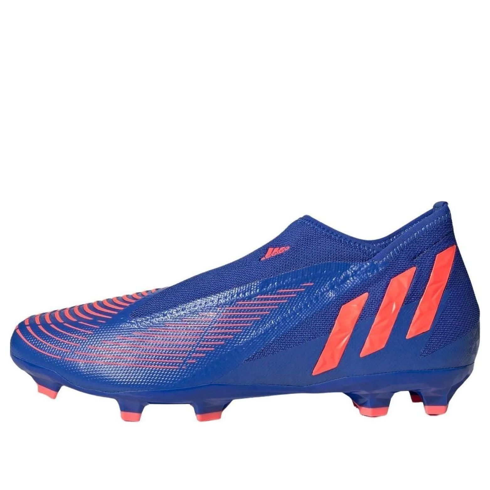 adidas Predator Edge.3 Laceless FG 'Hi-Res Blue Turbo' GW2278 sold by KicksCrew