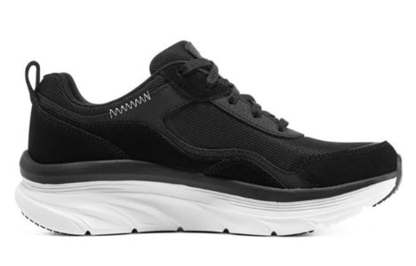 (WMNS) Skechers Dlux Walker 'Black White' 149812-BKW sold by KicksCrew