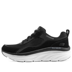 (WMNS) Skechers Dlux Walker 'Black White' 149812-BKW sold by KicksCrew