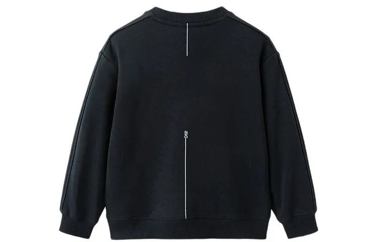 (GS) ASICS Color Block Sweater 'Black Beige' 331241215024 sold by KicksCrew product image thumbnail 2