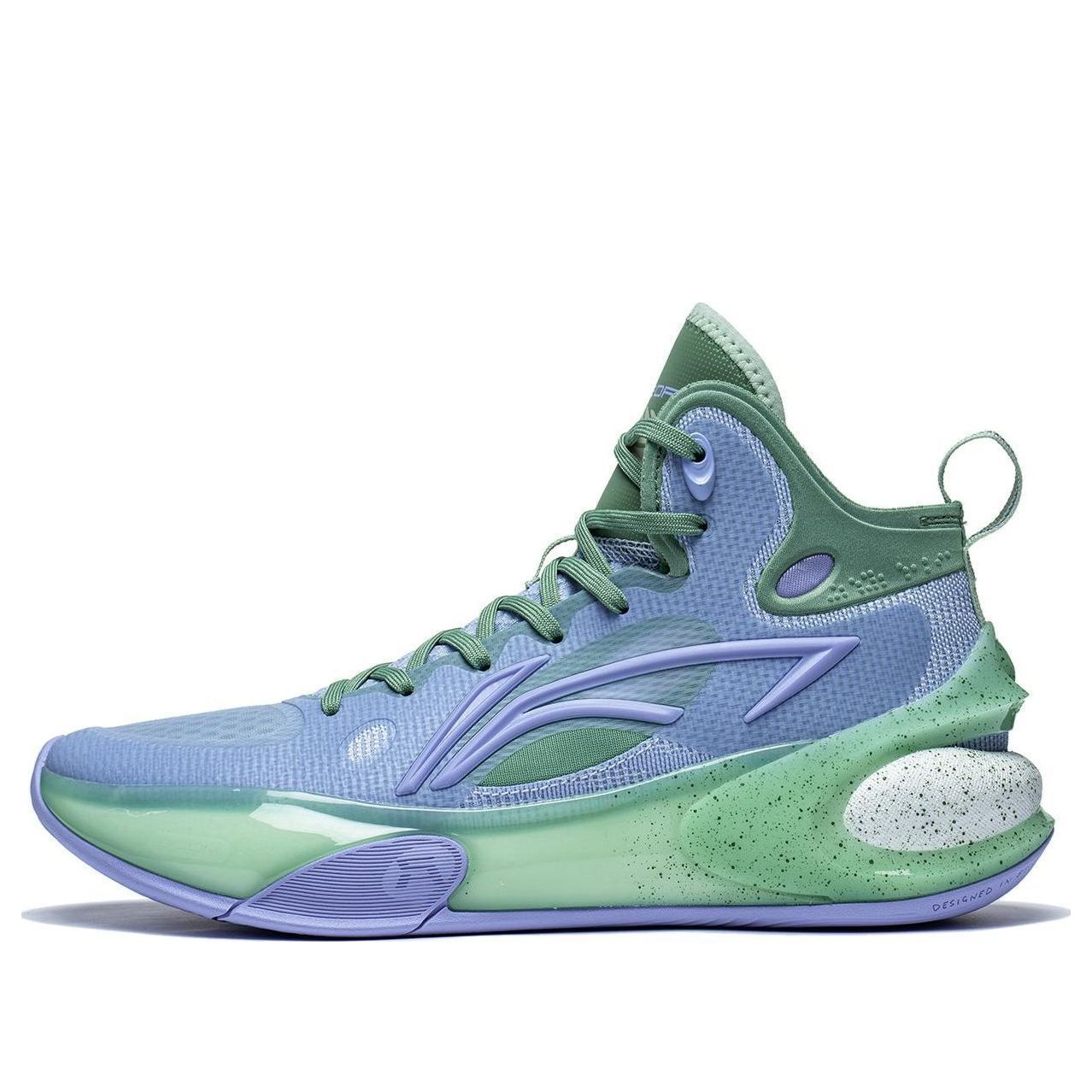 Li-Ning Yushuai 17 Mid ' Purple Green' ABAT043-8 sold by KicksCrew