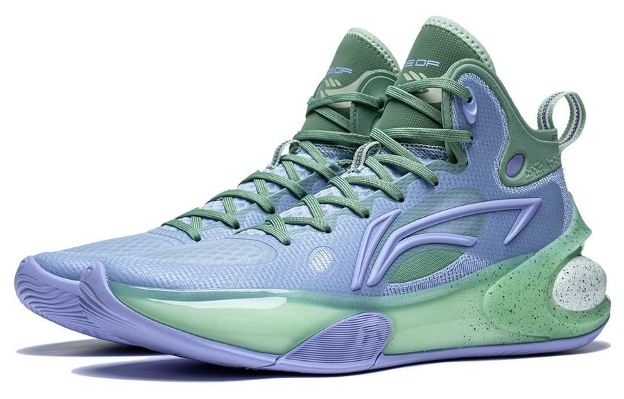 Li-Ning Yushuai 17 Mid ' Purple Green' ABAT043-8 sold by KicksCrew product image thumbnail 4
