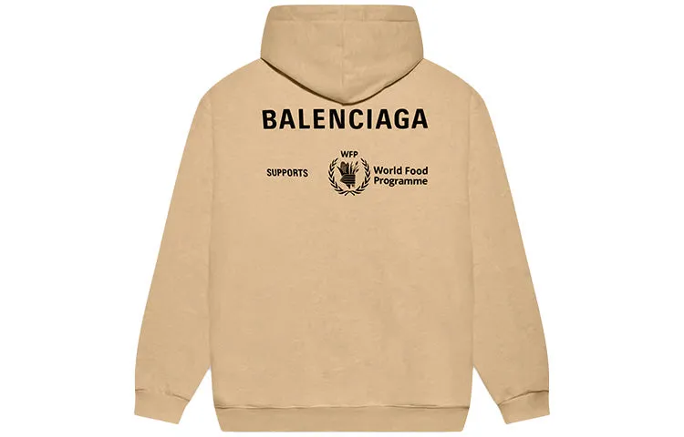 Balenciaga x World Food Programme Medium Fit Hoodie 'Beige' 600583TJVK49605 sold by KicksCrew product image thumbnail 2