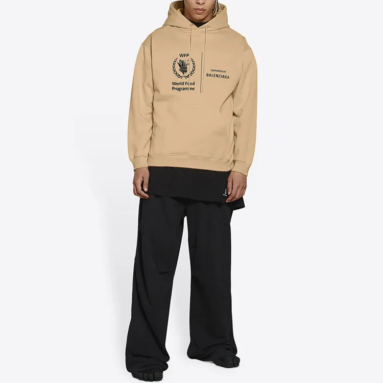 Balenciaga x World Food Programme Medium Fit Hoodie 'Beige' 600583TJVK49605 sold by KicksCrew product image thumbnail 3