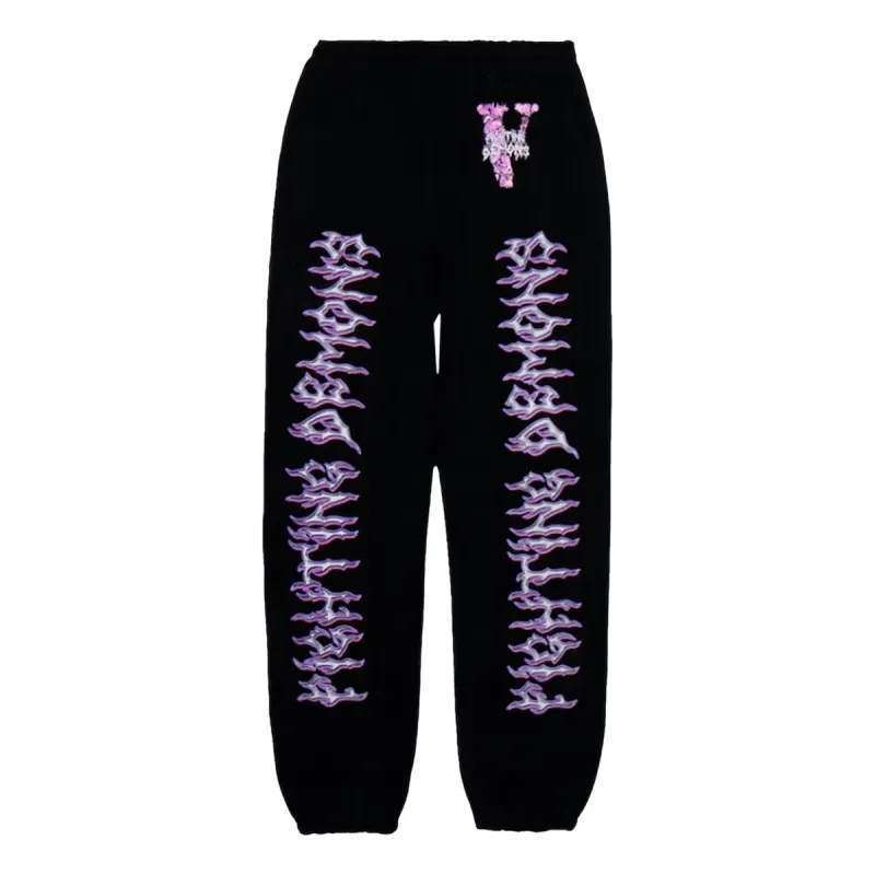 VLONE x Juice WRLD Rider Sweatpants 'Black' 1020-1SS220204JWRS-BLAC sold by KicksCrew