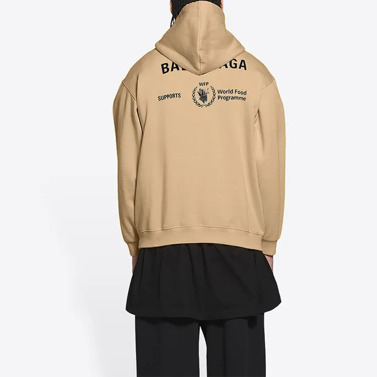 Balenciaga x World Food Programme Medium Fit Hoodie 'Beige' 600583TJVK49605 sold by KicksCrew product image thumbnail 5