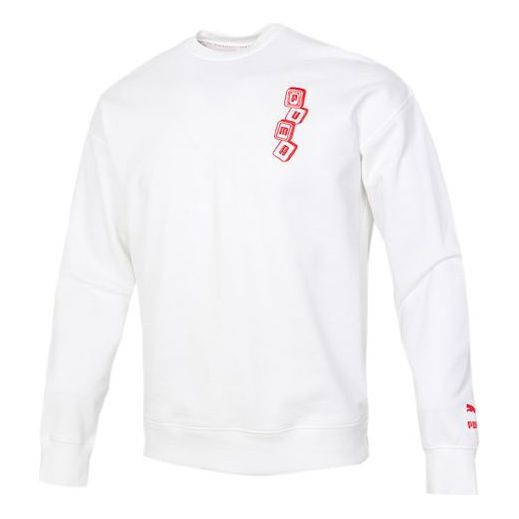 Puma YOTOX Sweater 'White Red Black' 531298-02 sold by KicksCrew