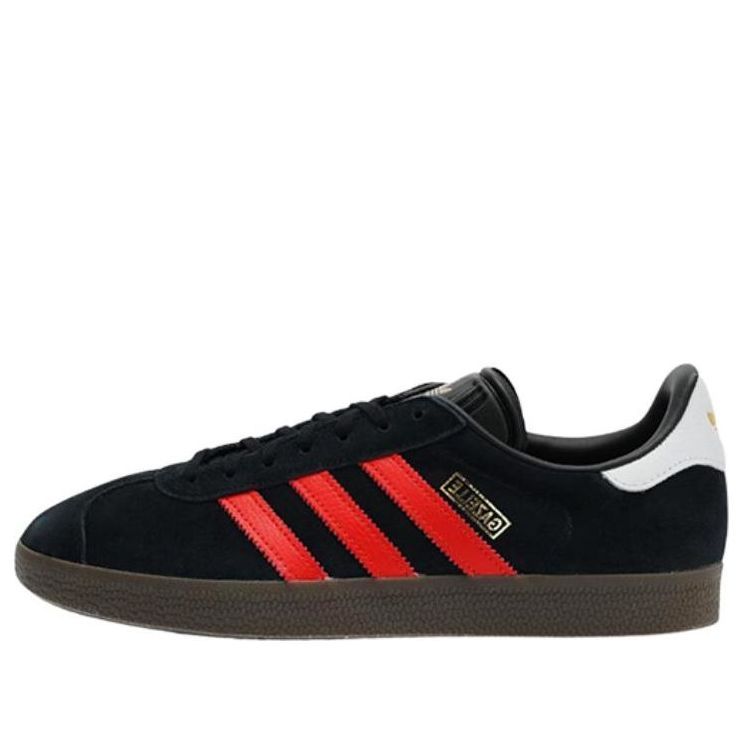 adidas Gazelle 'Black Red Gum' HQ6386 sold by KicksCrew