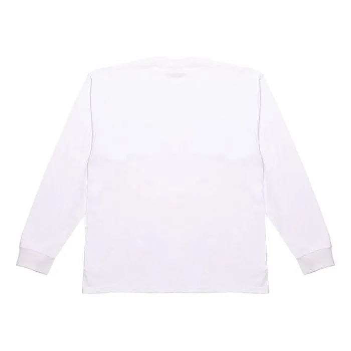 Drew House Basic Long Sleeve Pocket T-shirt 'White' DR-FW21-067 sold by KicksCrew product image thumbnail 2