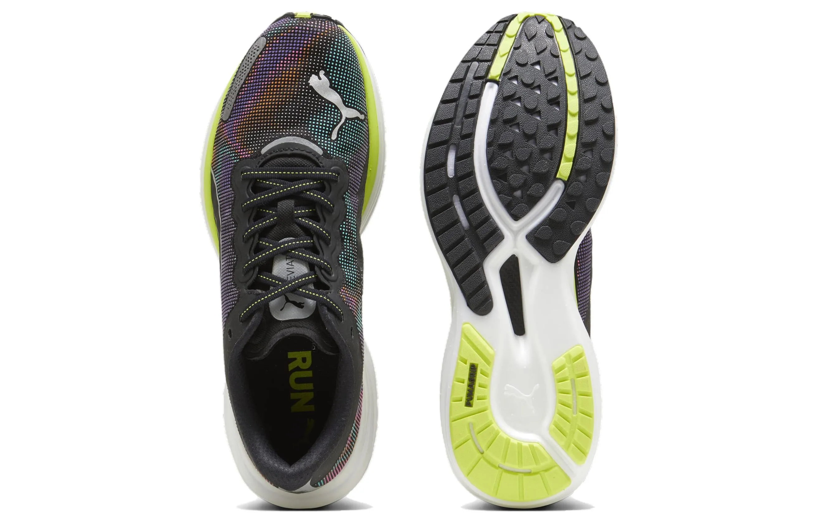 PUMA Deviate Nitro 2 'Black Lime Pow' 380076-01 sold by KicksCrew product image thumbnail 4