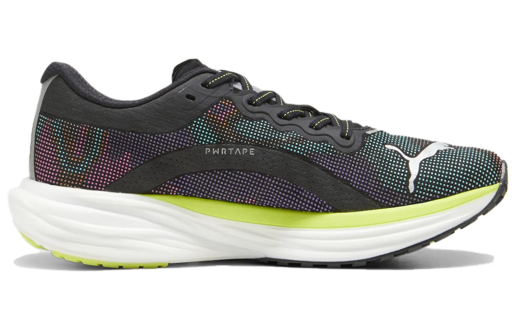 PUMA Deviate Nitro 2 'Black Lime Pow' 380076-01 sold by KicksCrew product image thumbnail 2