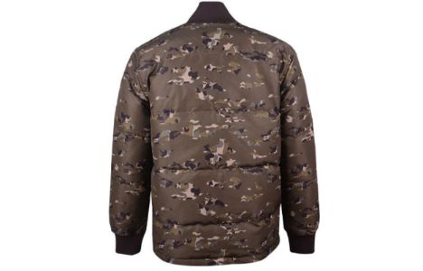 Converse Printed Camo Mid Stand Collar Down Jacket 'Camo Green' 10018124-A01 sold by KicksCrew
