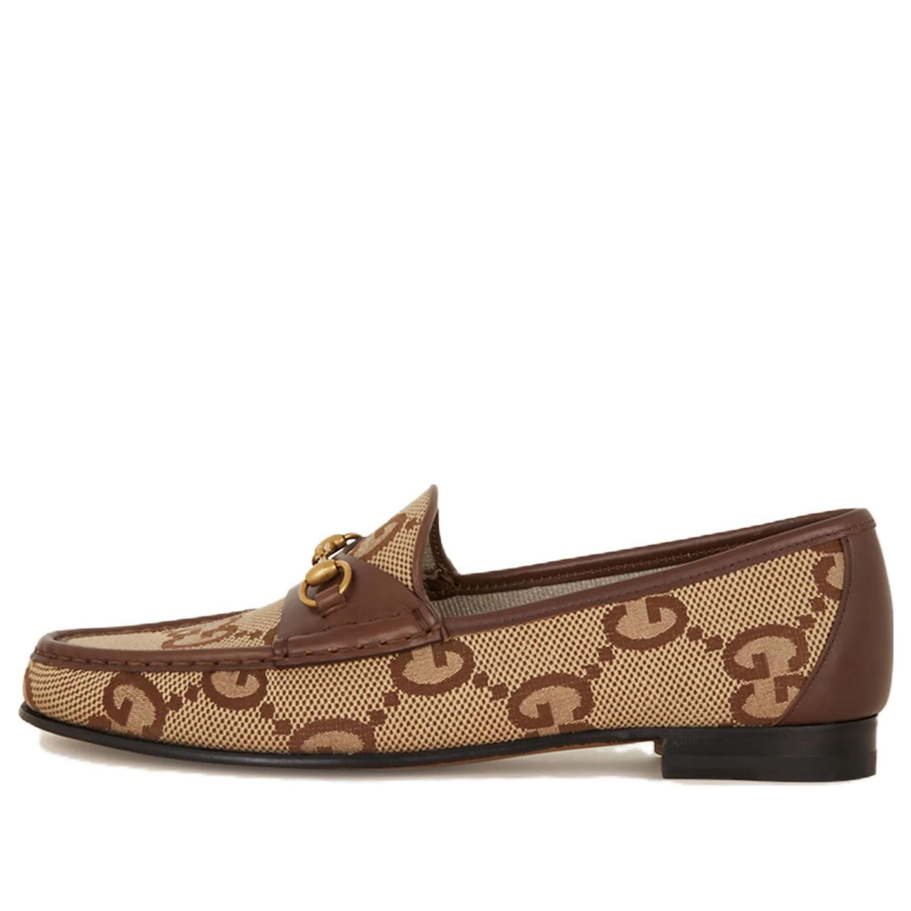 (WMNS) Gucci 1953 loafer with Horsebit 'Camel Ebony' 727581-FABB5-2559 sold by KicksCrew